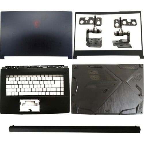 NEW Laptop LCD Back Cover/Front bezel/Hinges/Palmrest/Bottom Case For MSI GF63 8RC 8RD GF63VR MS-16R1