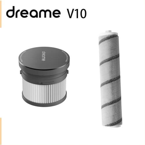 Original dreame V10 Accessories Handheld Vacuum Cleaner Spare Parts Kits HEPA Filter Roller brush Soft Fluff Brush Main brush