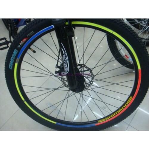 By DHL 1000pcs Bicycle reflector Fluorescent Bike Bicycle Sticker Cycling Wheel Rim Reflective Stickers Decal Accessories