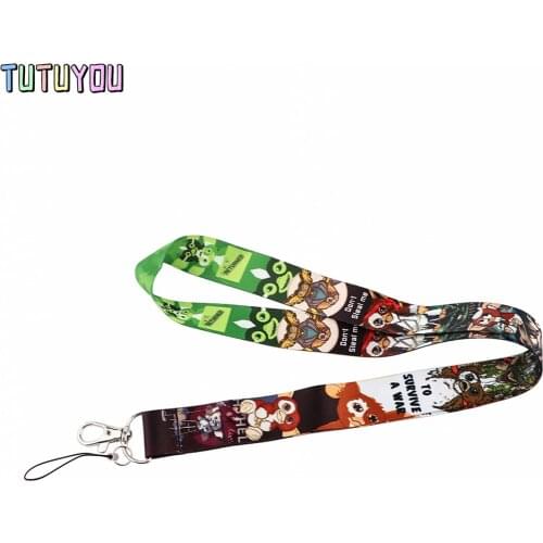 PC3012 Cute Monster Movie Personality Lanyard Badge ID Lanyards Mobile Phone Rope Key Lanyard Neck Straps Accessories
