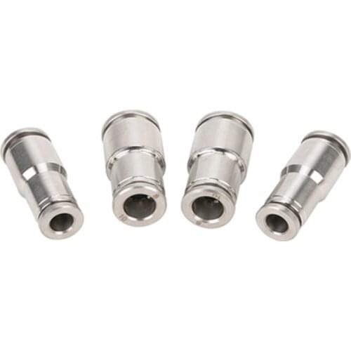 304 Stainless Steel 6-4mm 8-6mm 10-8mm 12-10mm 14-12mm 16-12mm Tube Sizes Pneumatic Reducer Union Quick Straight Connector