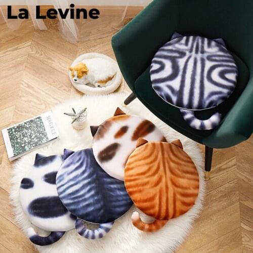 Seat Cushion Cute Cartoon Cushion Memory Cotton Cat Office Bar Chair Back Seat Cushions Sofa Chair Cushion Modern Home Decor