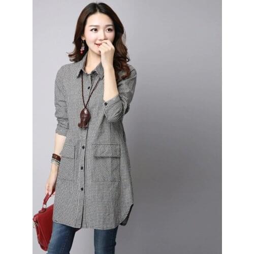 Qingerant Women's Plaid Shirts