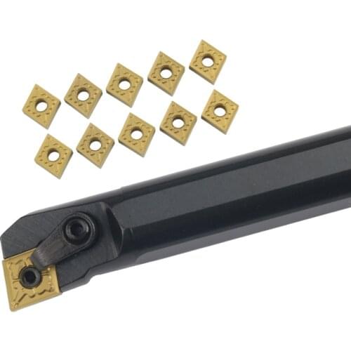 1pc S16Q-MCLNR12 S25S-MCLNL12 S32T-MCLNR12 Internal Turning Tool Holder CNMG12 Carbide Inserts Lathe Bar CNC Cutting Tools Set