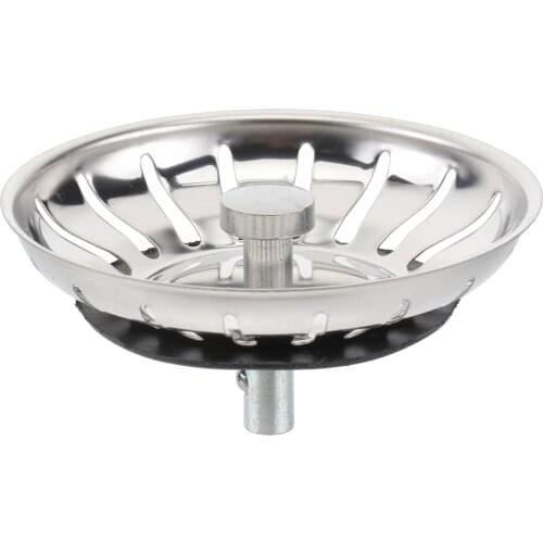 1pcs Sink Strainer Premium Stainless Steel Garbage Mesh Plug Drain Cover Kitchen Drain Catcher Sink Basket A30