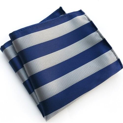 New Formal Business Striped Scarf Mens Wedding Suit Square Scarf Accessories Fashion Man' S Suit Dress Pocket Towel