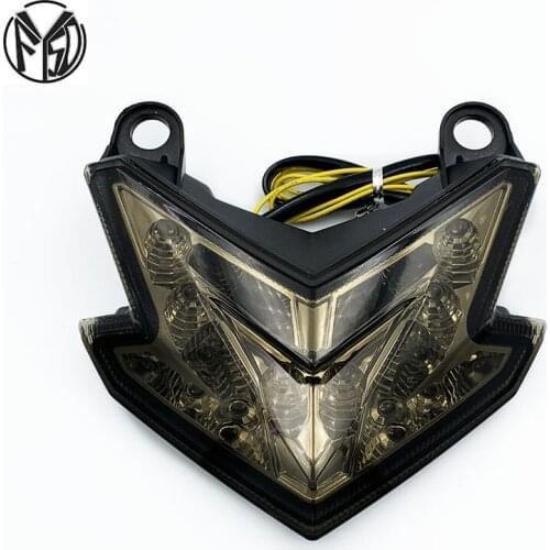 LED Tail Brake Light Lamp For KAWASAKI Z125/PRO 2016-2019, Z800/ NINJA ZX-6R 2013-2018 17 16 15 Motorcycle Accessories Taillight