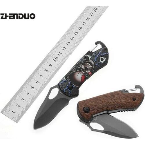 Wooden Handle Tactical Folding Camping Equipment
