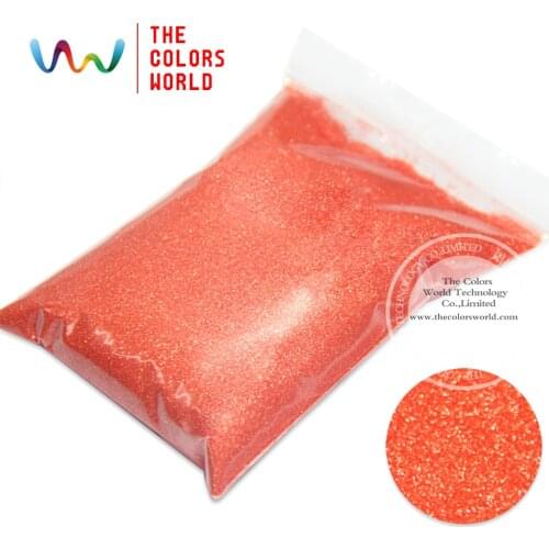 TCP05 Pearlescent Orange Red Colors 0.2MM 008 Size Solvent Resistant Glitter for nail gel nail polish or Other art Decoration