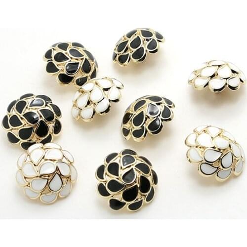 Clothing Metal Button Coat Buckle Womens Trench Coat Phnom Penh Oil Sweater Coat Button 18MM/22MM