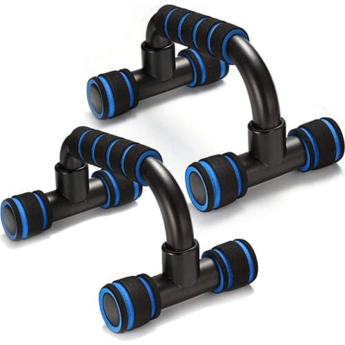 1 Pair H-Shape Fitness Push Up Bar Home Fitness Push-Up Stands Hand Grip Trainer Chest Training Equipment Fitness for Home Gym