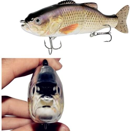 6.7inch 17cm 2segment Fishing Lure Wobblers Bait Swimbait Hard Lure Crankbait Lifelike Fish Fly Fishing Trout Fishing Hook