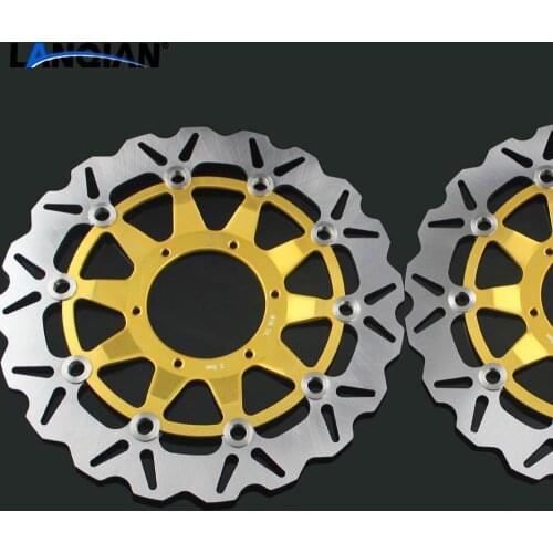 2 pieces motorcycle Front Disc Brake Rotor Scooter Front Rear Disc Brake Rotor for HONDA CBR1000 2006 2007 Pattern