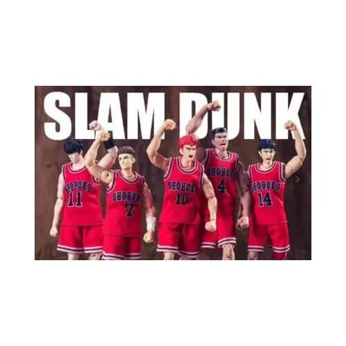 Animiation SHOHOKU DASHENG Slam Dunk Akagi Takenor Hanamichi Sakuragi Red Sport Suit Action Figure Model Collection Toy PVC