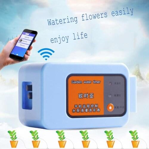 Automatic Drip Irrigation System Mobile Phone Remote WIFI Control Garden Irrigation Water Timer Plant Water Pump Drip Irrigation