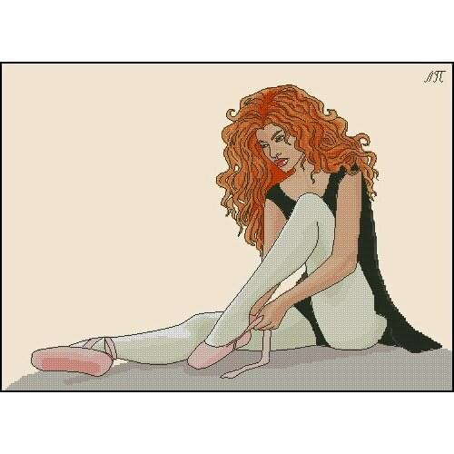 FREE Shipping High Quality 11CT cross stitch kit ballet dancer ballerina