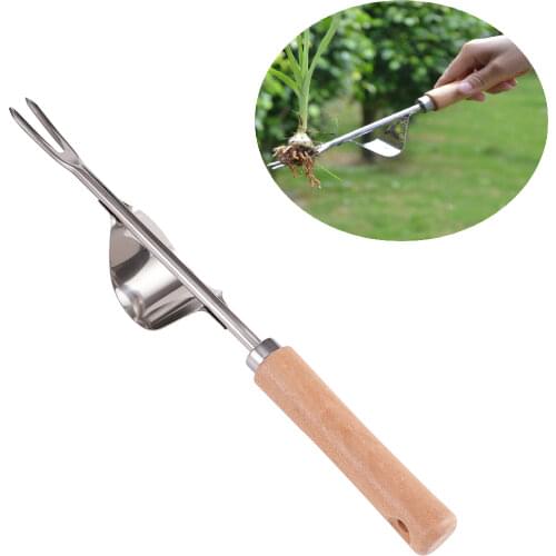 Hand Tool Garden Weeder Tool Stainless Steel Home Garden Manual Weeds Pulling Soil Loosening Manual Weeding Gardening Tool