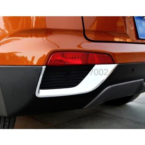 For Hyundai Creta IX25 2014 2015 2016 Exterior Chrome Car Rear Tail Foglight Lamp Shade Bezel Cover Molding Trim Decoration