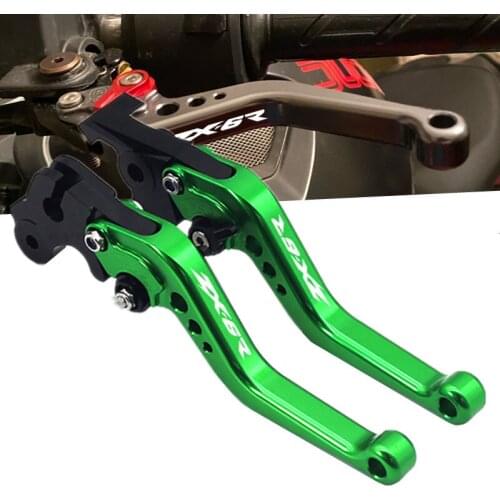 Motorcycle Accessories CNC Aluminum For KAWASAKI ZX6R ZX-6R zx6r 2007-2018 With LOGO Adustable Brake Clutch Levers High Quality