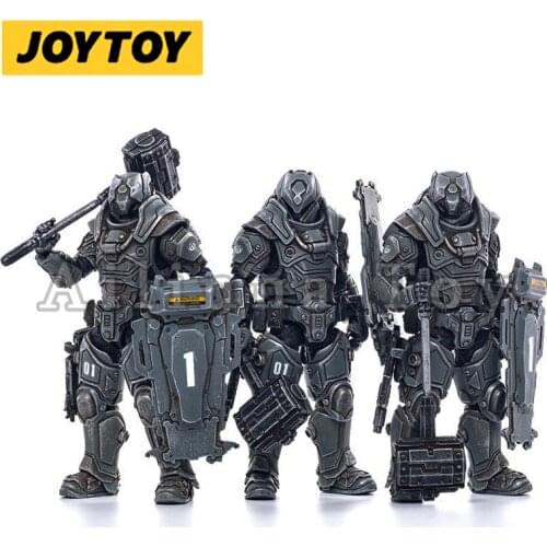 JOYTOY 1/18 3.75 Action Figure (3PCS/SET)Interstellar Trooper Hammer Of Steel Anime Collection Model Toy For Gift Free Shipping