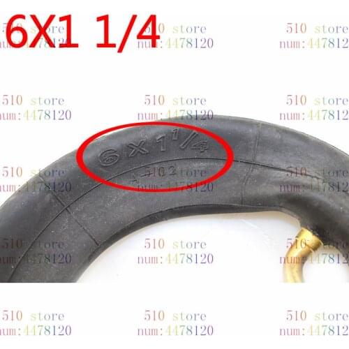 New 6 x 1 1/4 Inner Tube for Electric & gas Scooter 6x1.25 inner tube for Electric Scooter EasyRider FX1 FX2 Giggle Wheelchair