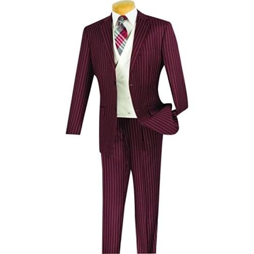 Classic slim Groomsmen Notch Lapel Groom Tuxedos Men Suits Wedding/Prom Best Man Blazer ( Jacket+Pants+Tie+Vest) A259