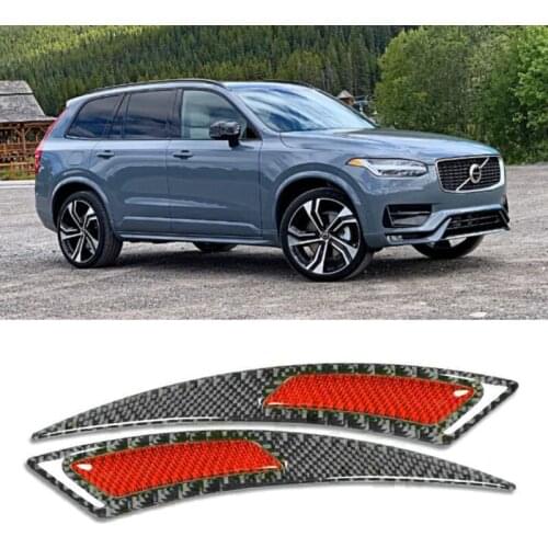 Carbon Fiber Wheel Eyebrow Sticker For Volvo xc60 s80 xc90 s60 v70 C30 C70 S40 S60 S80 V40 V50 V60 XC70