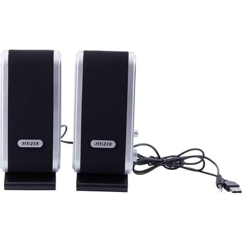 NEW 120W USB Power Desktop Computer Notebook Audio Speaker 3.5mm Earphone Jack