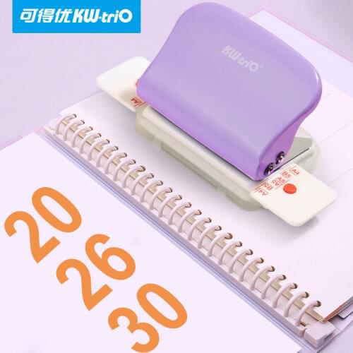 A4(30 Holes) A5(20 Holes) B5(26 Holes) Diy Hole Puncher Loose Leaf Hole Punch Handmade Loose-leaf Paper Hole Puncher For Office