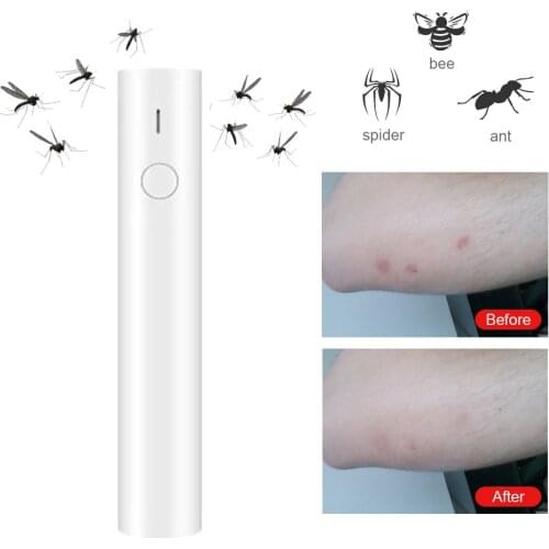 Portable Infrared Pulse Antipruritic Stick Mosquito Insect Bite Anti-Itching Pen with Precise Temperature Control