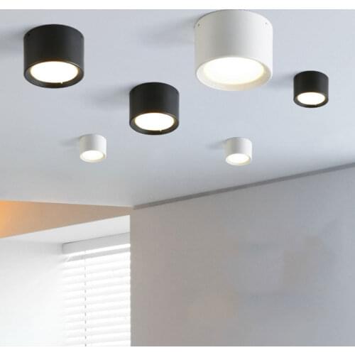 Surface Mounted LED Ceiling Light Nordic Style Lamp Living Room Lighting Fixture Bedroom Kitchen Foyer Ceiling Lamp AC 220V