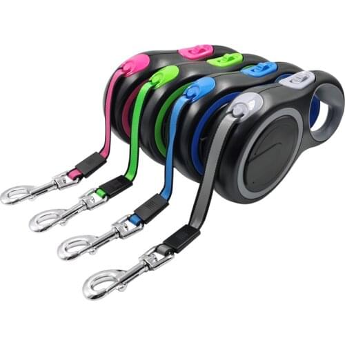 8M Leash Retractable Long Accessories For Large Dogs Pet Lead Automatic Chain Harness Extending Big Walking Running Rope
