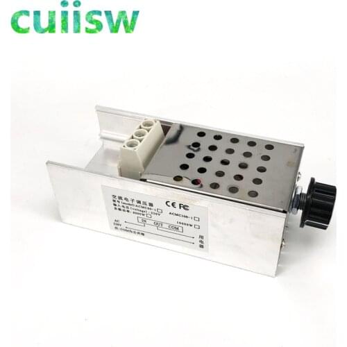 10000W SCR Voltage Regulator Speed Controller Dimmer Thermostat AC 110V 220V