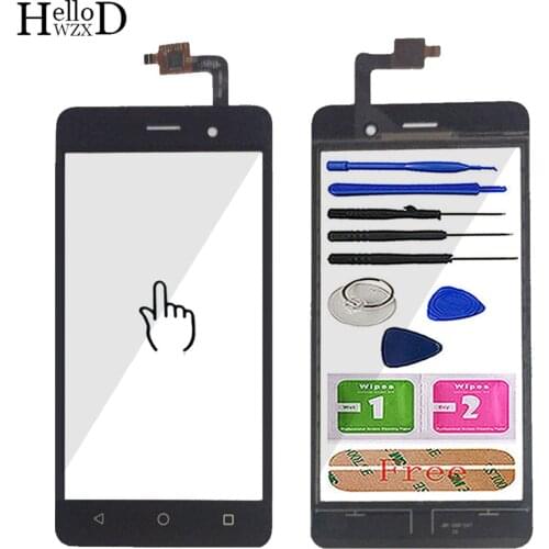 5.0'' Mobile Touch Screen For Wiko Lenny 3 Touch Screen Glass Digitizer Panel Touchscreen Front Glass Lens Sensor Tools Adhesive