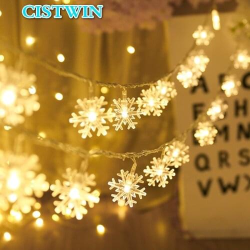 Fairy Lights LED Decoration Christmas Lights Outdoor Indoor Garland Holiday Xmas Valentines Party Decorative Snow String Light
