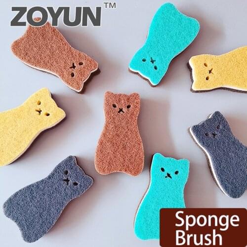 Magic wipe bowl sponge kitchen cleaning scouring pad rag dishwashing sponge kitchen cleaning tool sponge scrub pot brush