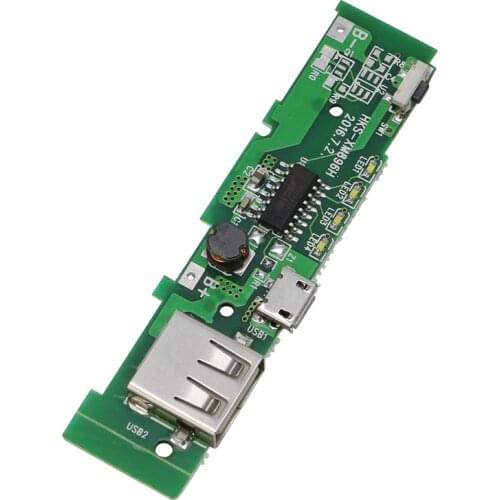 USB 5V 2A Mobile Phone Power Bank Charger PCB Board Module For 18650 Battery