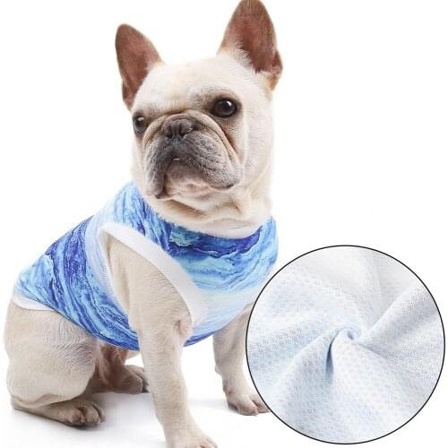 Pet Cold Vest Summer Breathable Pet Cold Heatstroke Cooling Clothes Law Fighting Cat Cool Clothes Pet Summer Cooling Product