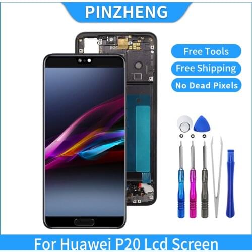 PINZHENG LCD Screen For Huawei P20 EML-L29 L09 L22 LCD Display Touch Screen Digitizer Assembly Replacement For Huawei P20 LCDS