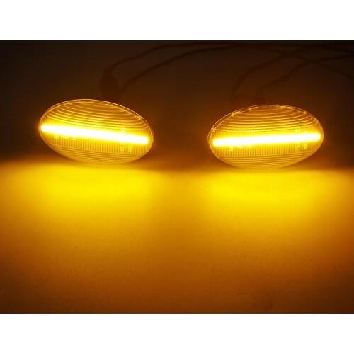 1 Pair For Subaru Forester 01-05 Liberty 00-03 Impreza WRX Sti Dynamic Led Side Marker Turn Signal indicator Repeater Light lamp