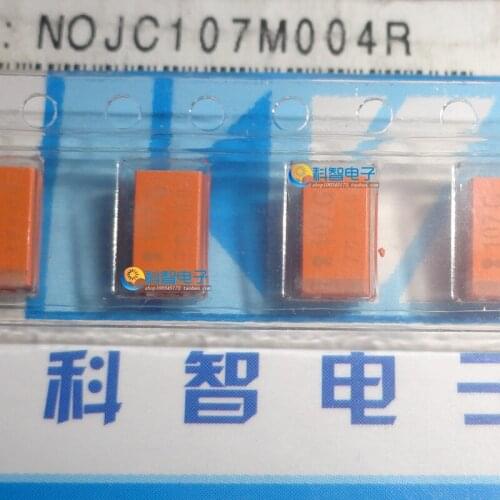 10pcs/lot 100% New&original NOJC107M004RWJ 4volts 100uF 20