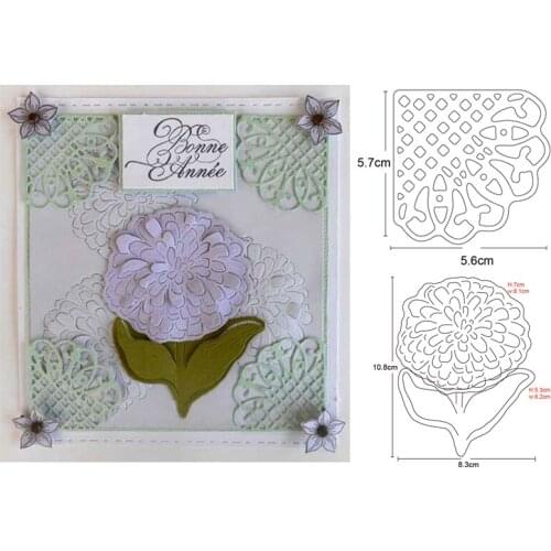 2020 new dies Flower Lace Corner Frame Metal Cutting Dies diy Scrapbooking dies Decoration Embossing Album Paper Card Craft Dies