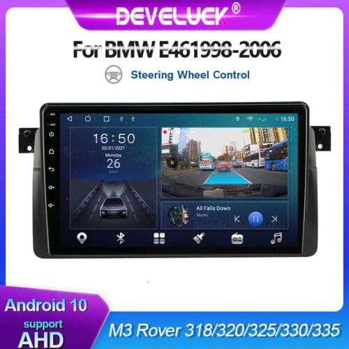 2din Android 10 for BMW E46 M3 Rover1999-2006 318/320/325/330/335 Navigation Navi Radio GPS Car Stereo Multimedia video Player