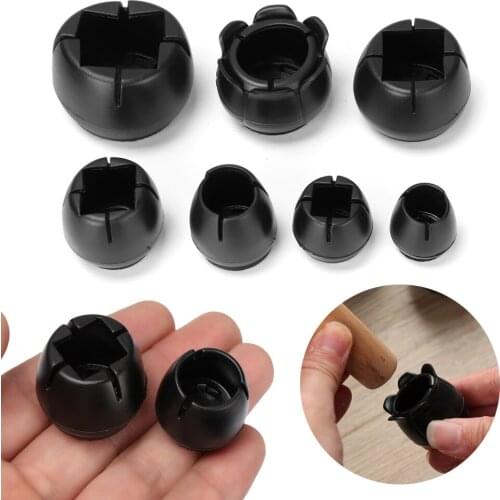4pcs/set Silicone Table Chair Leg Mat Non-slip Floor Protectors Table Chair Leg Caps Cover Pads Furniture Chair Leveling Feet