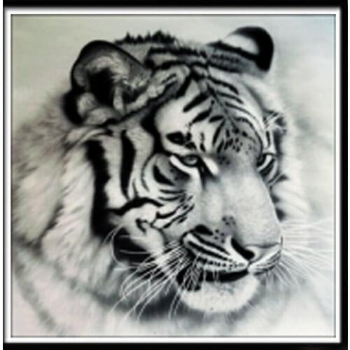 5d Diy Diamond Painting Animal Tiger Imitation Cross Stitch Kit Can Be Customized Handmade Gifts Crafts Home Decoration