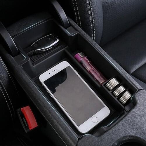 Auto Box for Mercedes Benz CLA GLA W176 A Class A180 W246 B Class 2011-14 Central Armrest Storage Box Container Tray Organizer