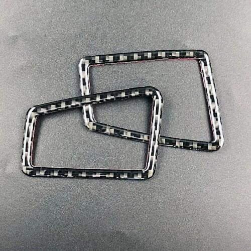 Carbon Fiber Side Air Vent Outlet Frame Trim For BMW E90 E92 Left Driving