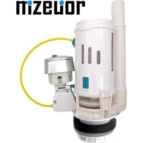 Top of the toilet tank Line Cable Connected Dual-flush push button type toilet repair kit Suitable for split type toilet tank