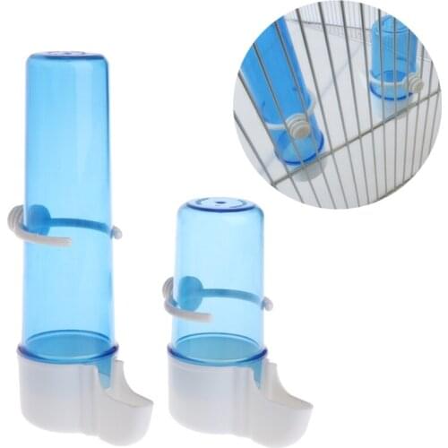 Parrot Feeder Automatic Water Drink Container Food Dispenser Cage Birds Supplies