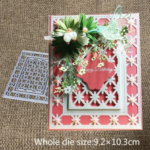 XLDesign Craft Metal Cutting Dies cut die star frame backgroung Scrapbooking Paper Card Craft Album DIY Embossing Die Cuts
